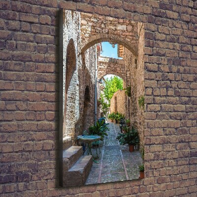 Wall art canvas Italian streets