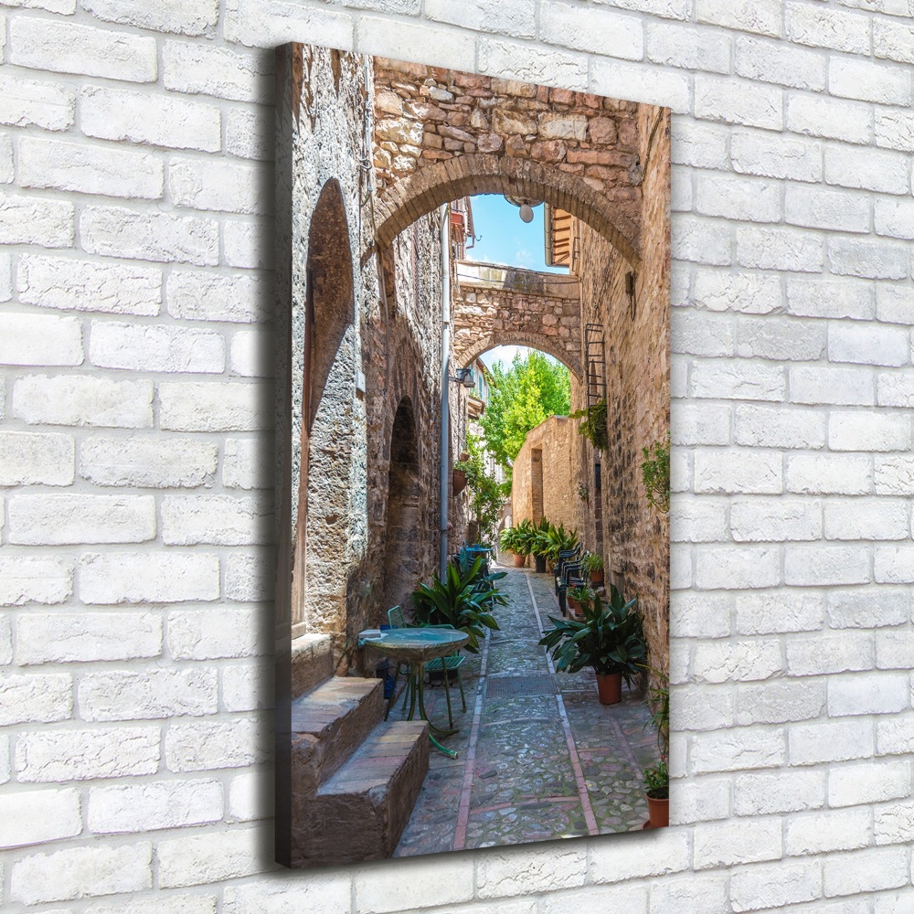 Wall art canvas Italian streets