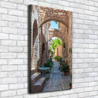 Wall art canvas Italian streets