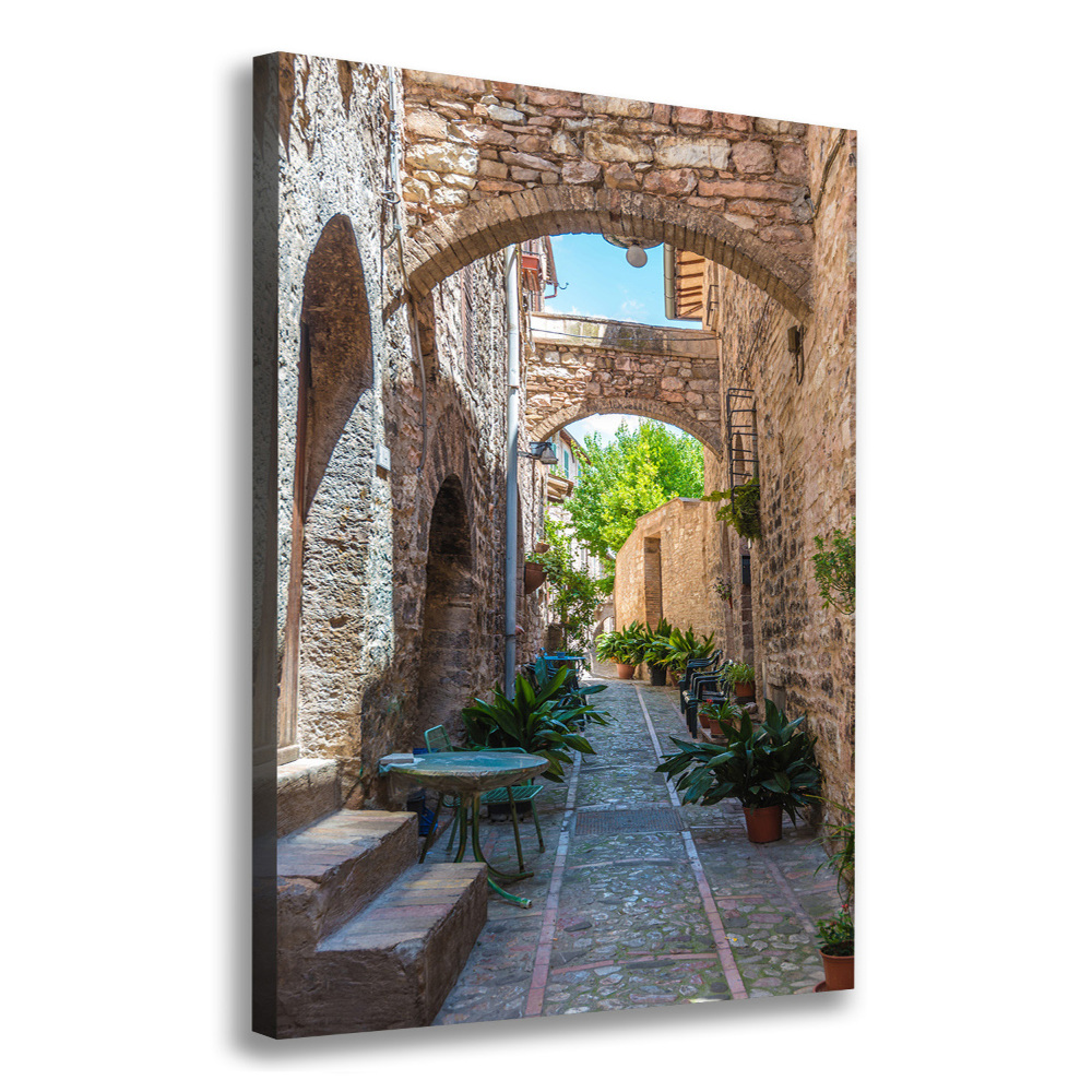 Wall art canvas Italian streets