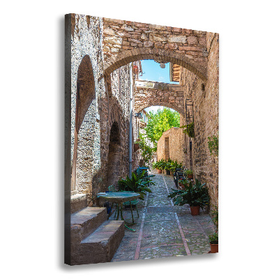 Wall art canvas Italian streets