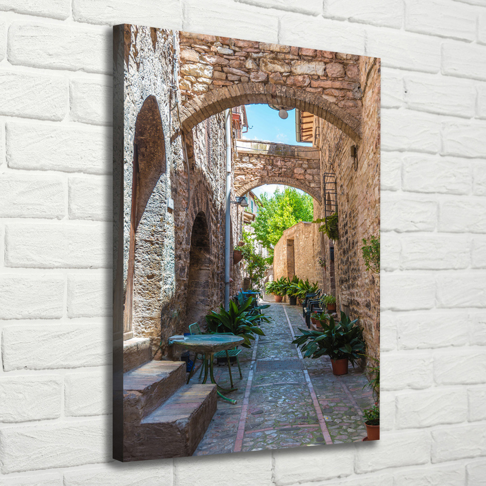 Wall art canvas Italian streets