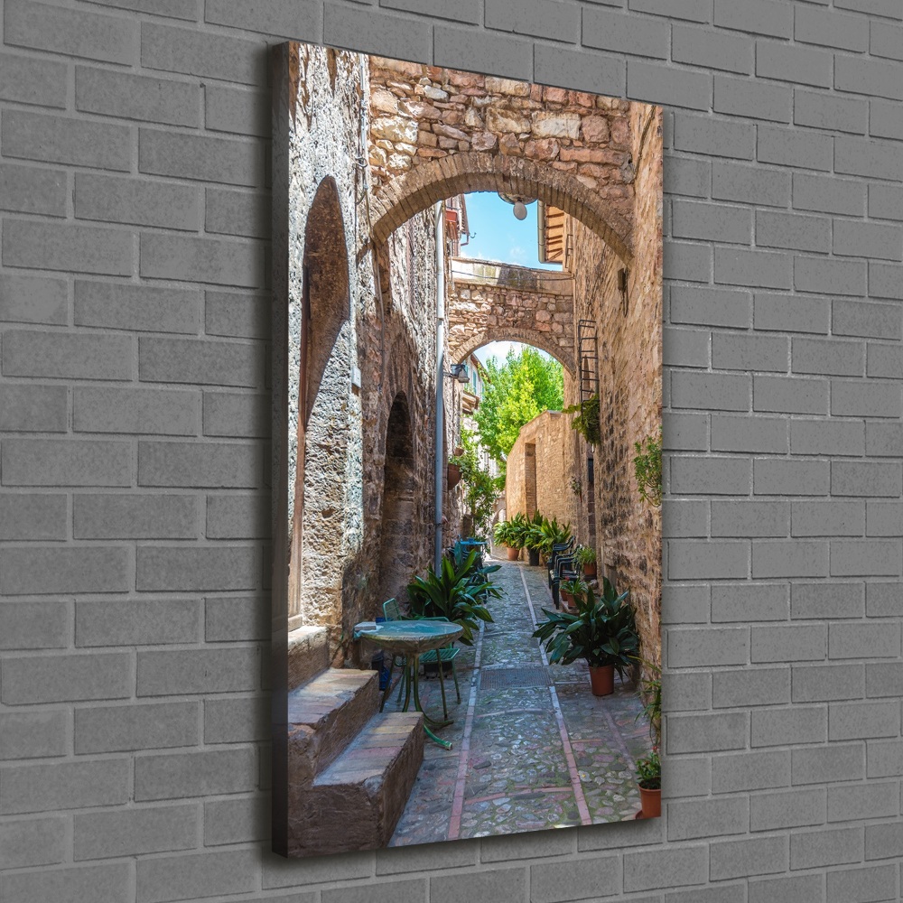 Wall art canvas Italian streets