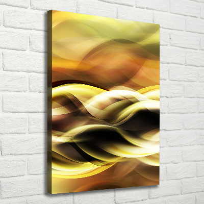 Wall art canvas large Golden light