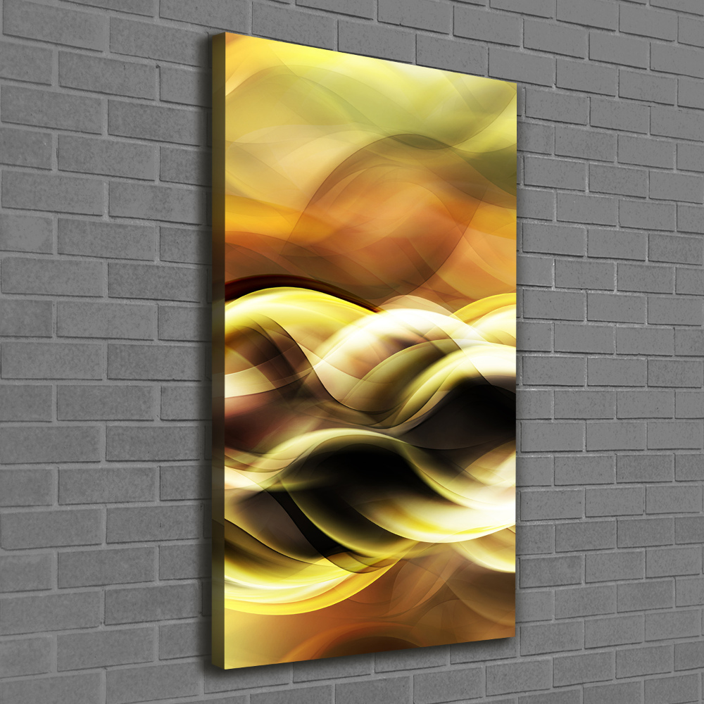 Wall art canvas large Golden light