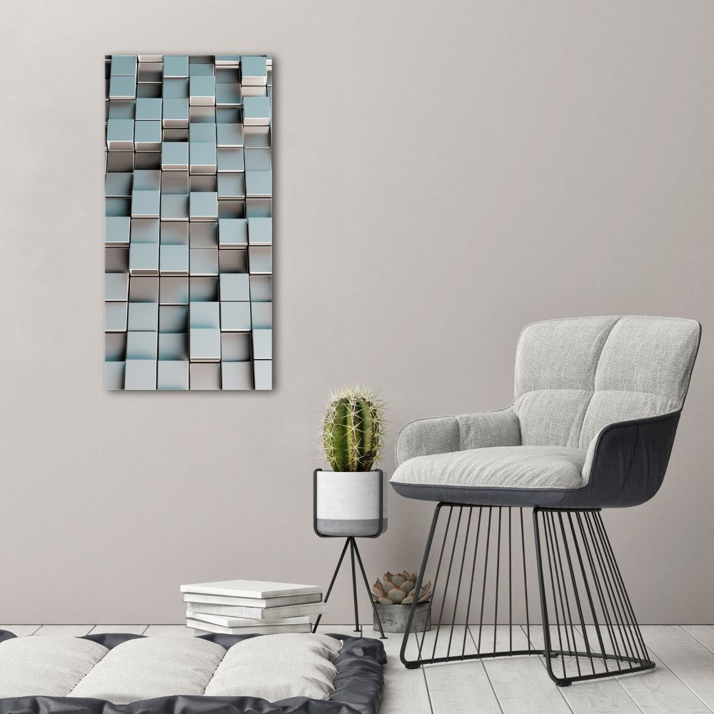 Canvas wall art Cube wall