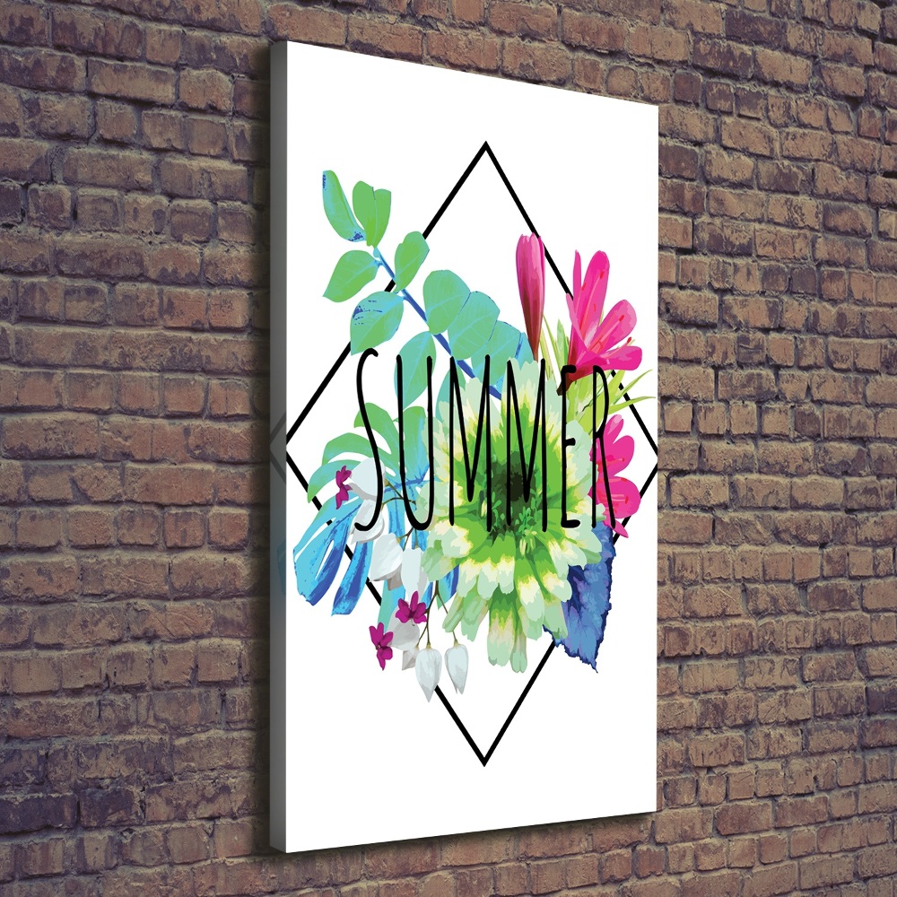 Wall art canvas large Summer