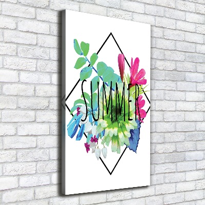 Wall art canvas large Summer