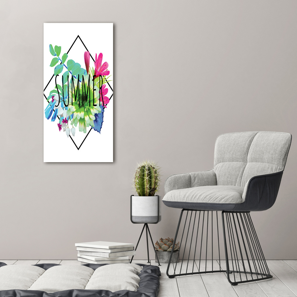 Wall art canvas large Summer