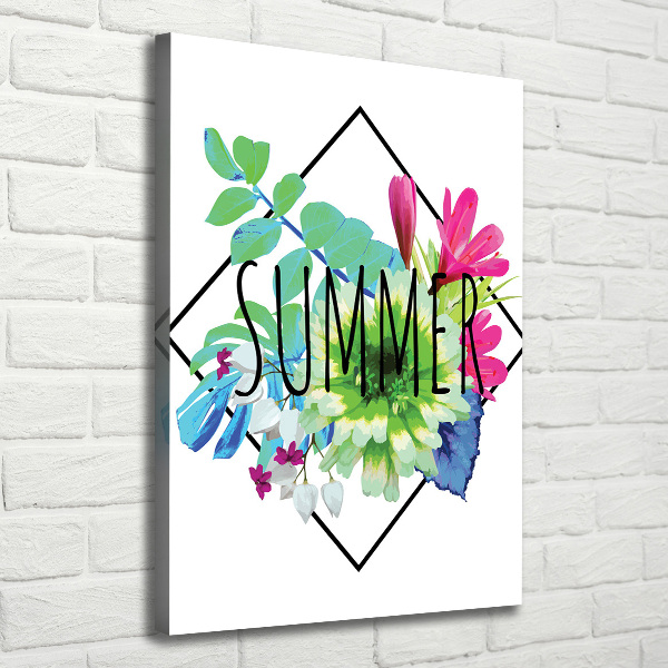 Wall art canvas large Summer