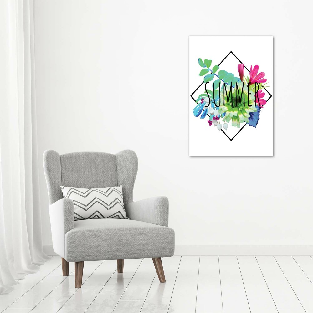 Wall art canvas large Summer