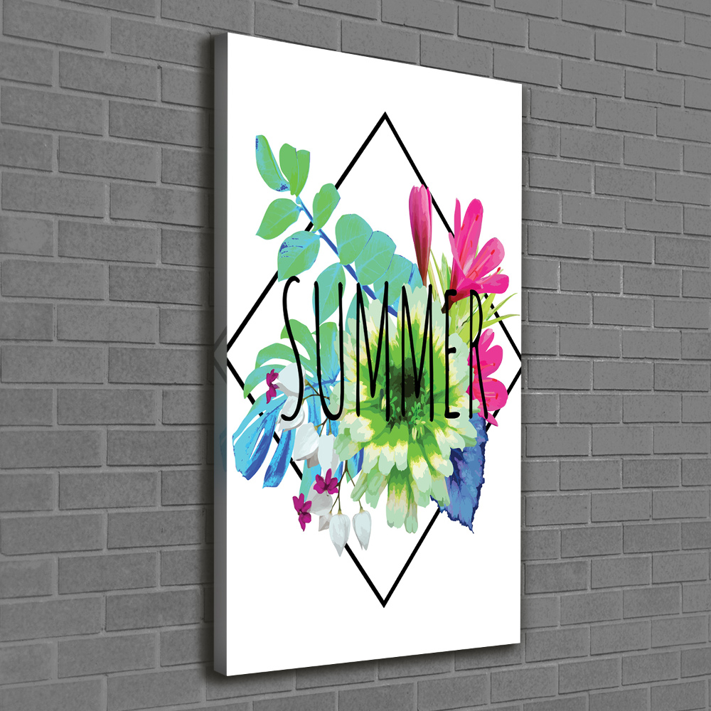 Wall art canvas large Summer