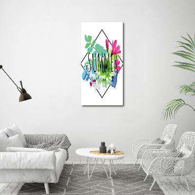 Wall art canvas large Summer