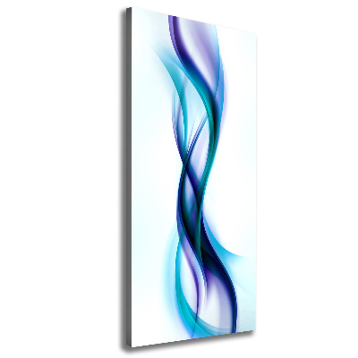 Canvas wall art Wave abstraction