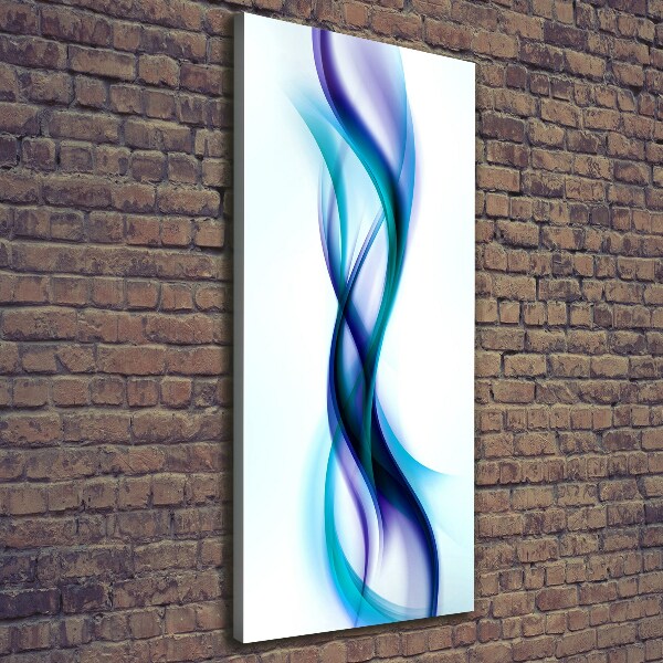 Canvas wall art Wave abstraction