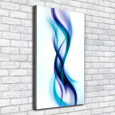 Canvas wall art Wave abstraction