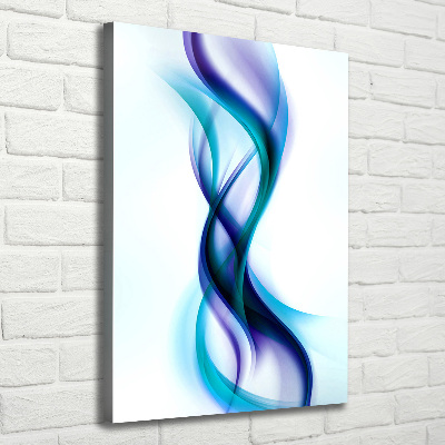 Canvas wall art Wave abstraction