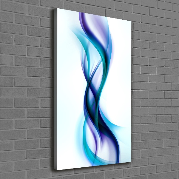 Canvas wall art Wave abstraction