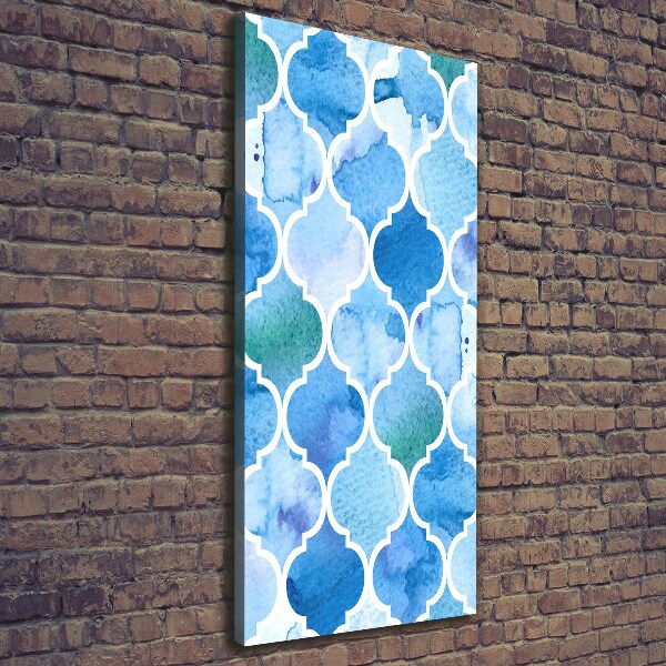 Canvas wall art Moroccan background