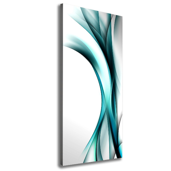 Canvas wall art Wave abstraction