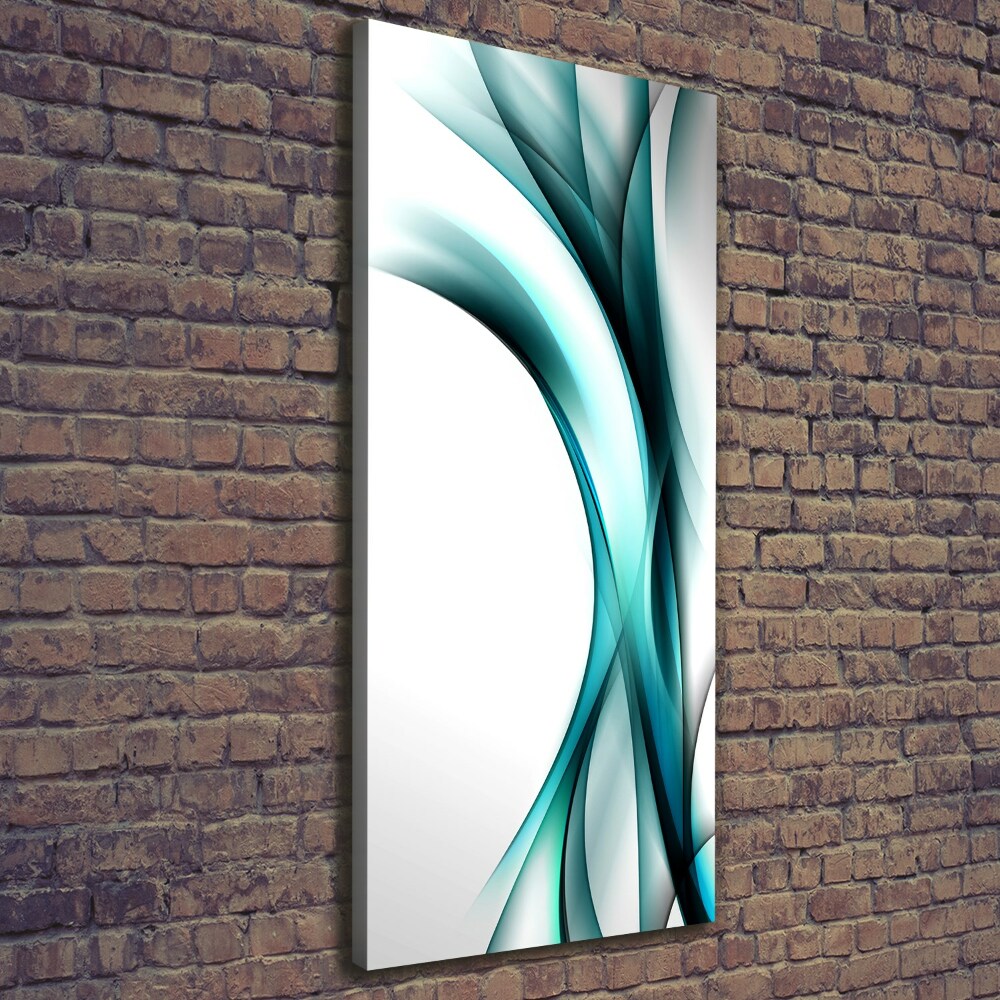 Canvas wall art Wave abstraction