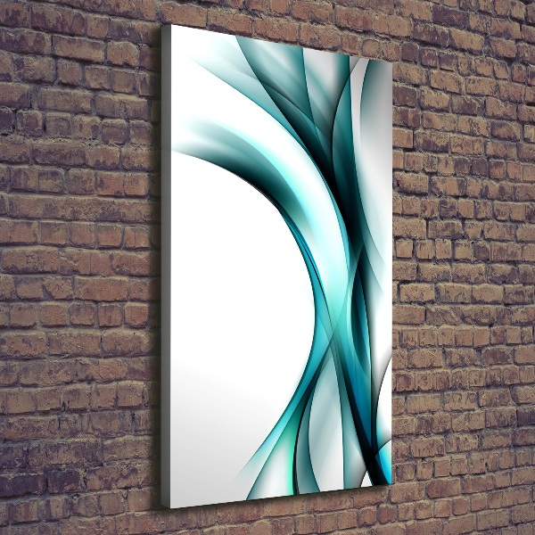 Canvas wall art Wave abstraction