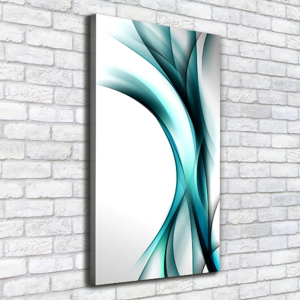 Canvas wall art Wave abstraction