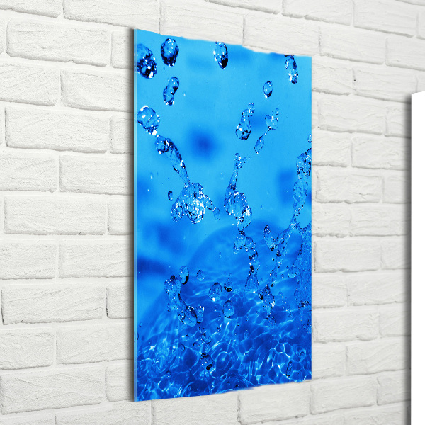 Canvas wall art Wave abstraction