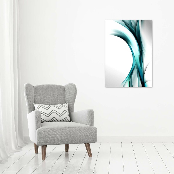 Canvas wall art Wave abstraction