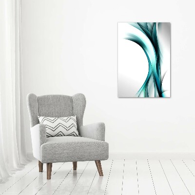 Canvas wall art Wave abstraction