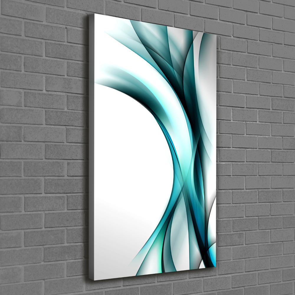 Canvas wall art Wave abstraction