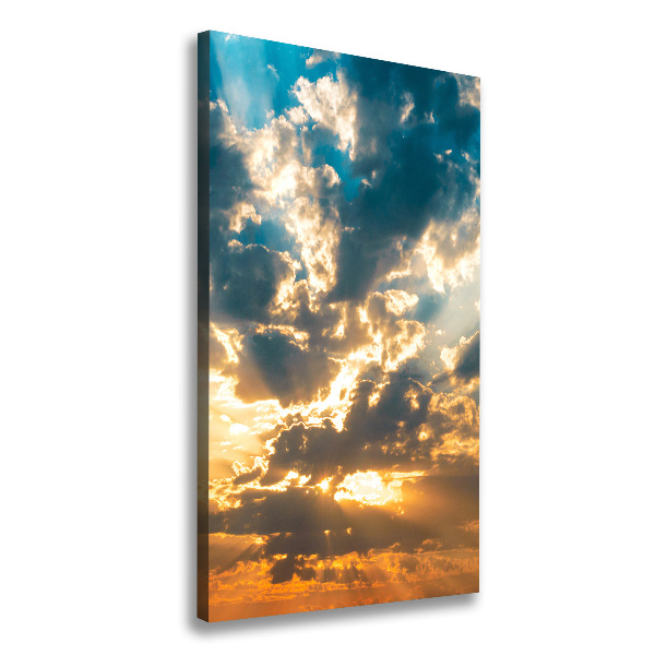 Large canvas wall art Clouds in the sky