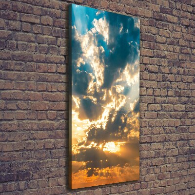 Large canvas wall art Clouds in the sky