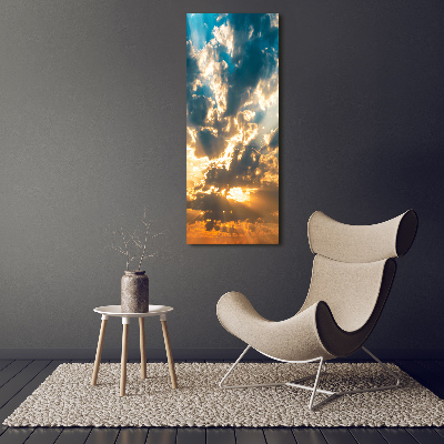 Large canvas wall art Clouds in the sky