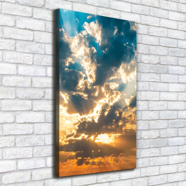 Large canvas wall art Clouds in the sky