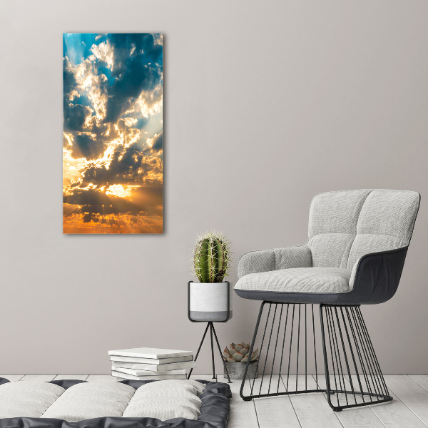 Large canvas wall art Clouds in the sky