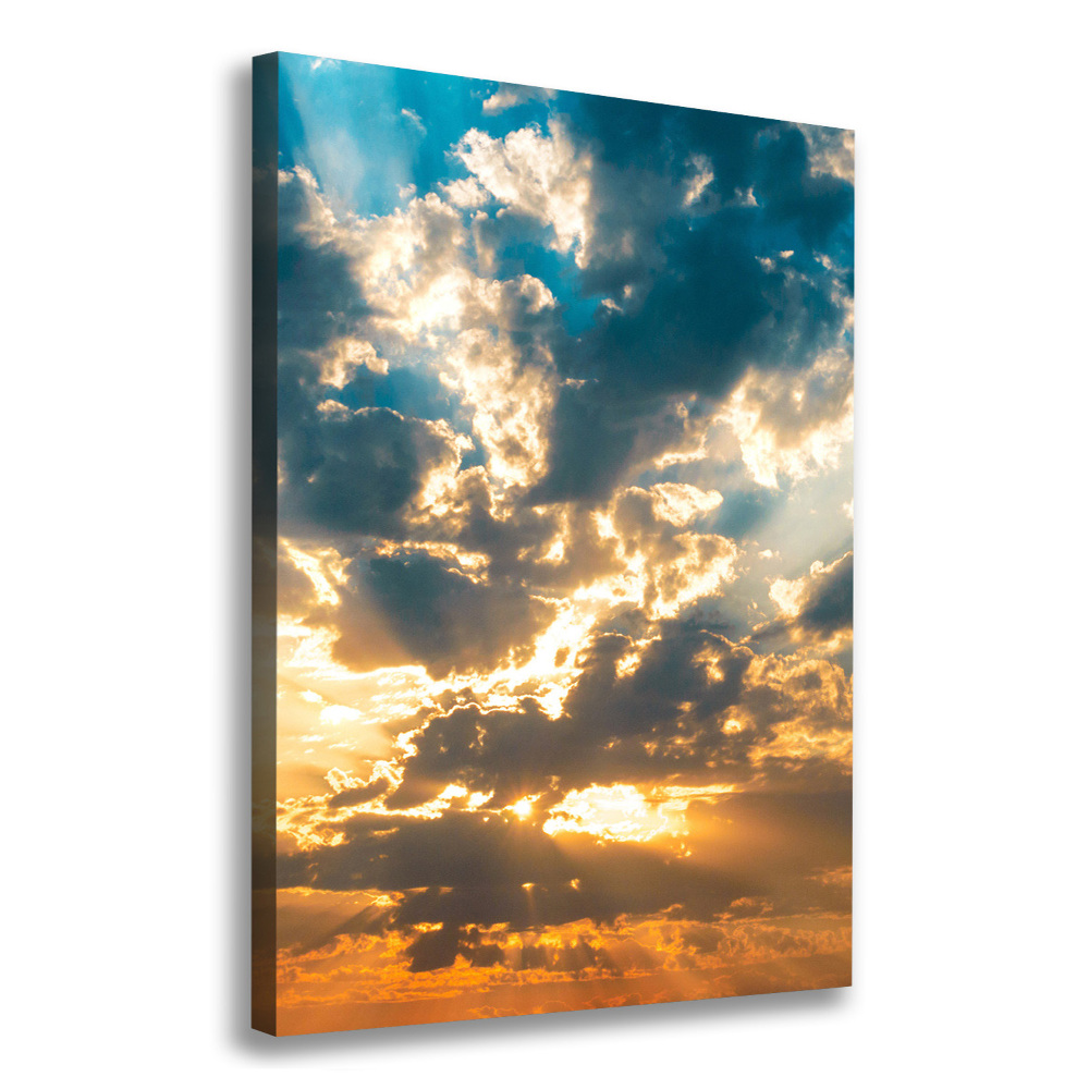 Large canvas wall art Clouds in the sky