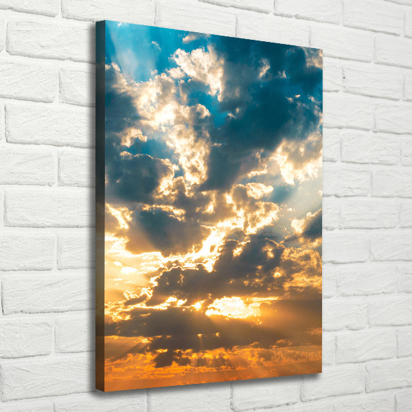 Large canvas wall art Clouds in the sky