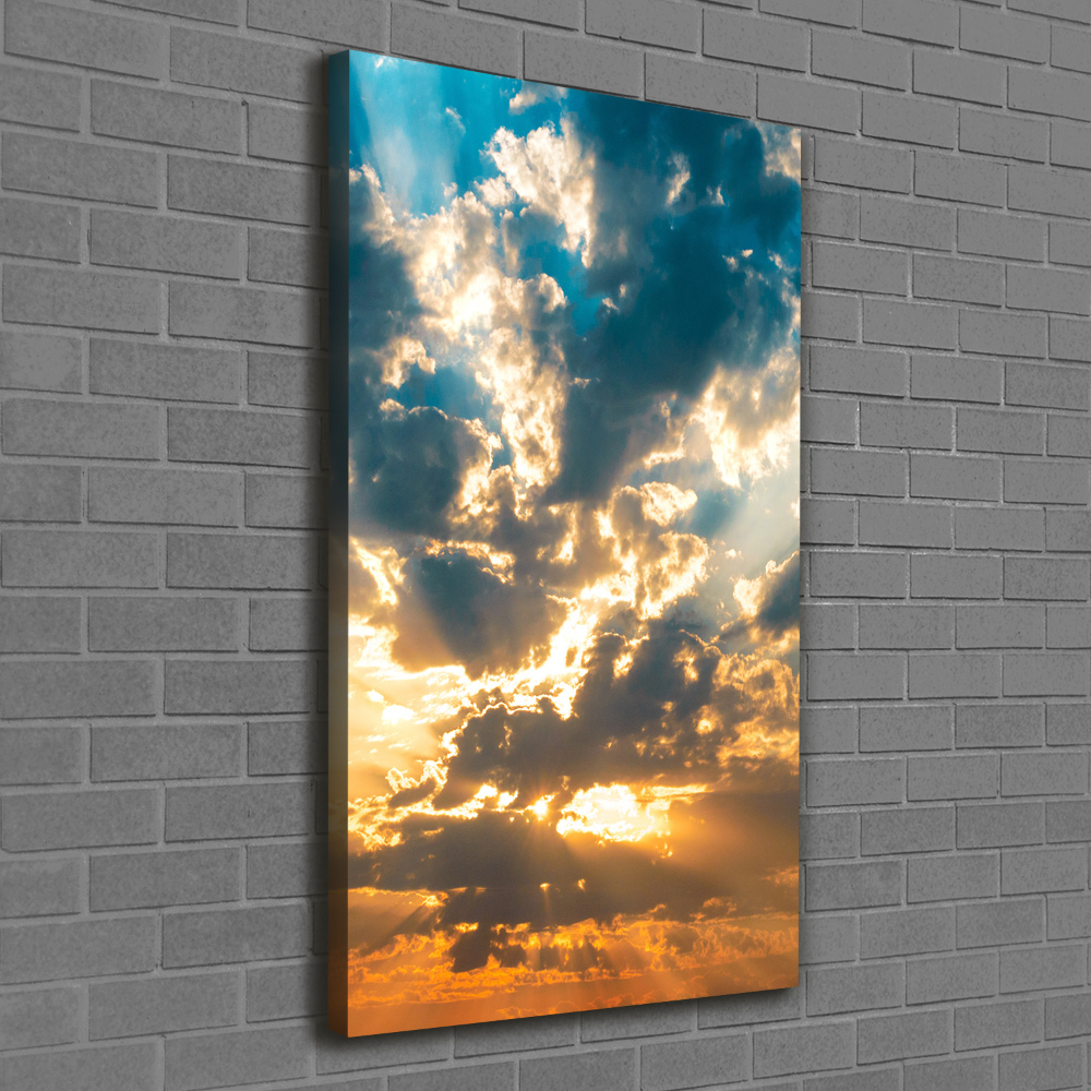 Large canvas wall art Clouds in the sky