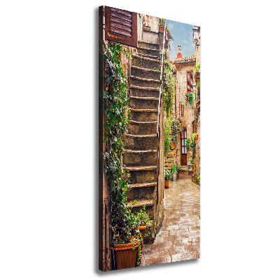 Picture canvas print Italian streets