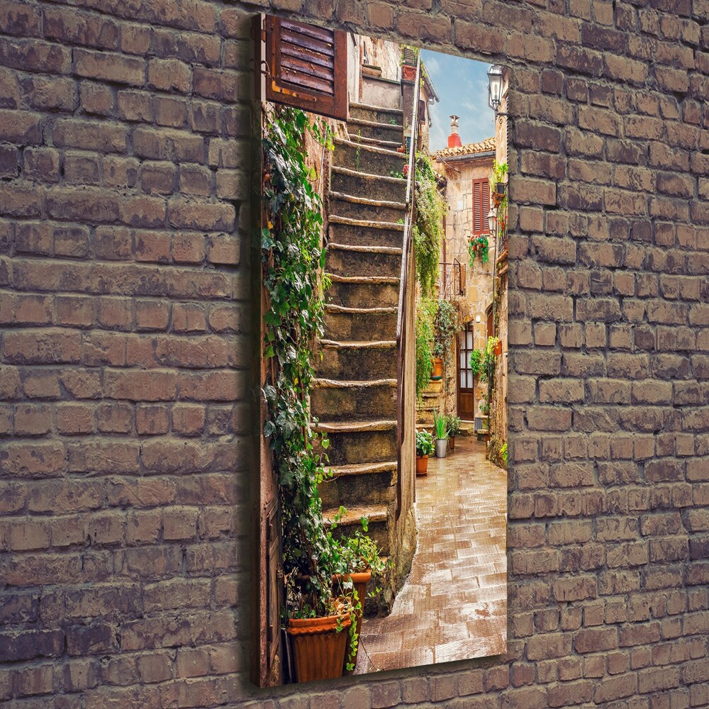 Picture canvas print Italian streets