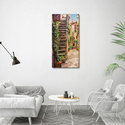 Picture canvas print Italian streets