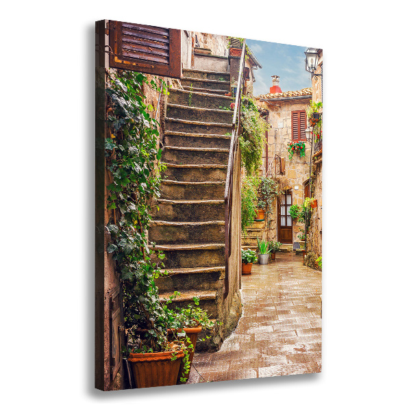 Picture canvas print Italian streets