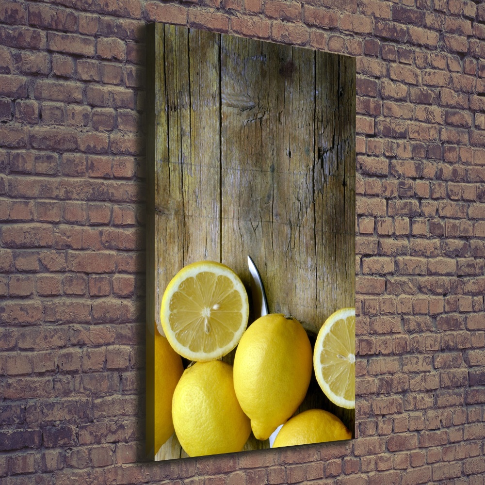 Canvas print Lemons