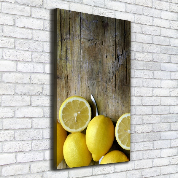 Canvas print Lemons