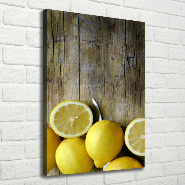 Canvas print Lemons