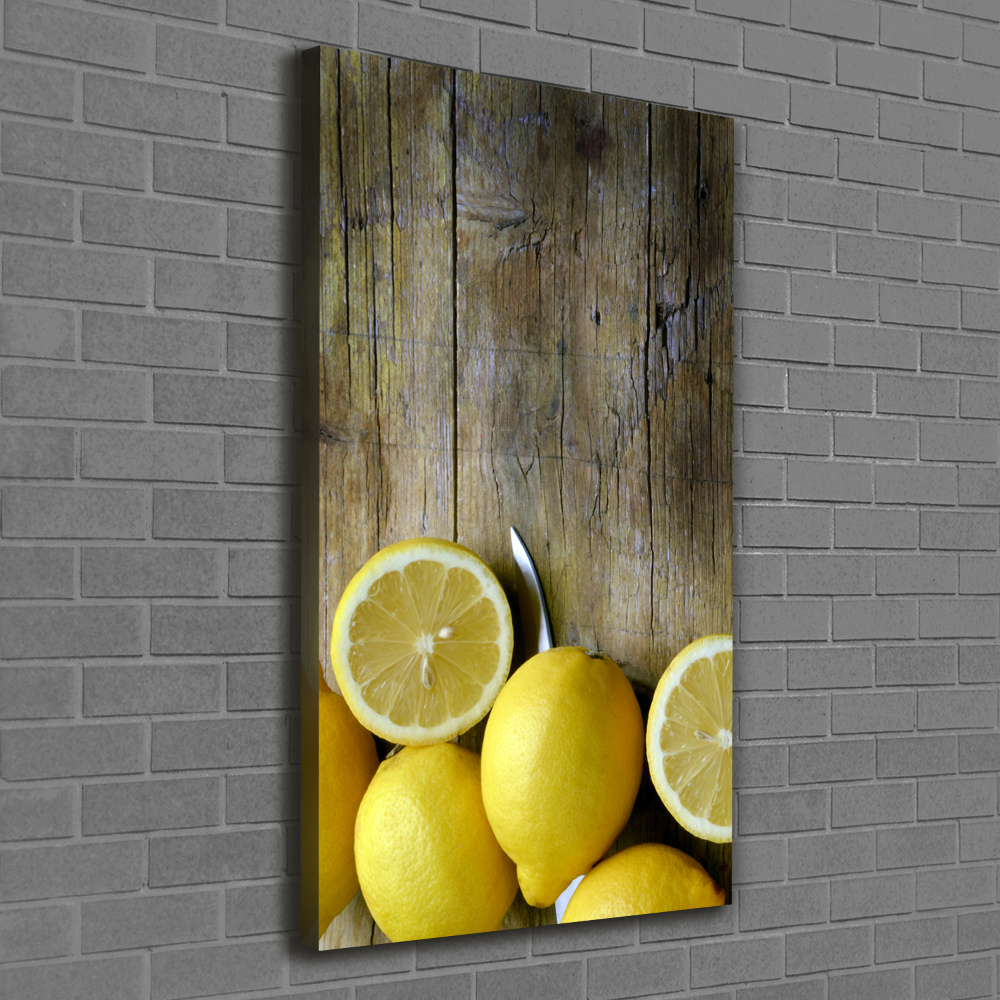 Canvas print Lemons