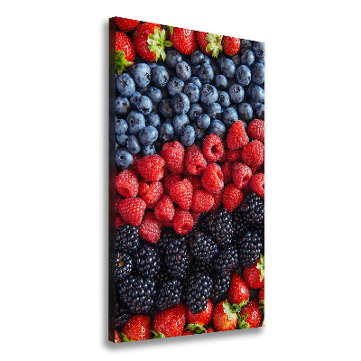 Canvas wall art Forest fruits