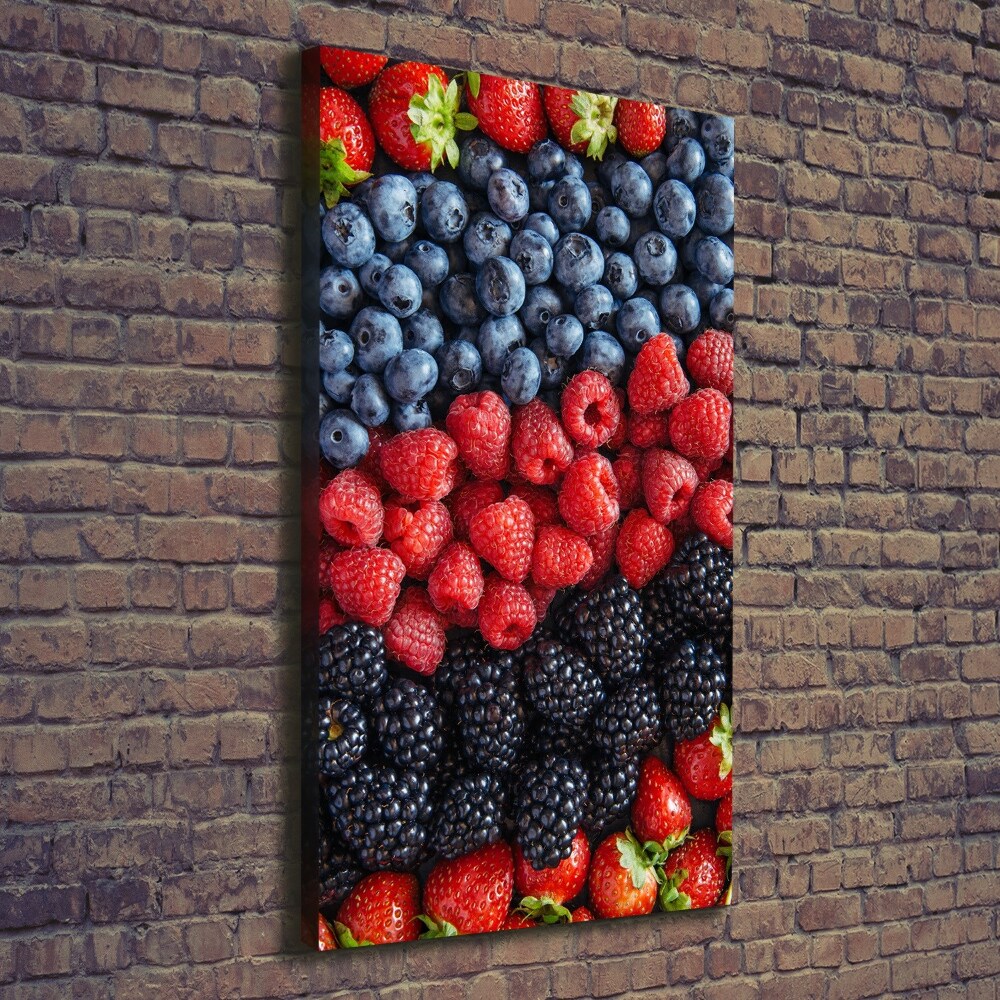 Canvas wall art Forest fruits