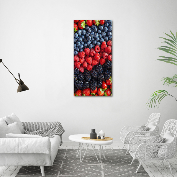 Canvas wall art Forest fruits